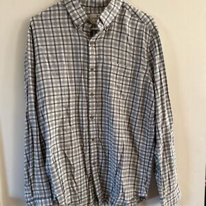 Men’s Flannel American Eagle Button Up Shirt